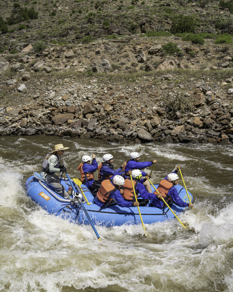 Whitewater rafting on the Arkansas River near Salida