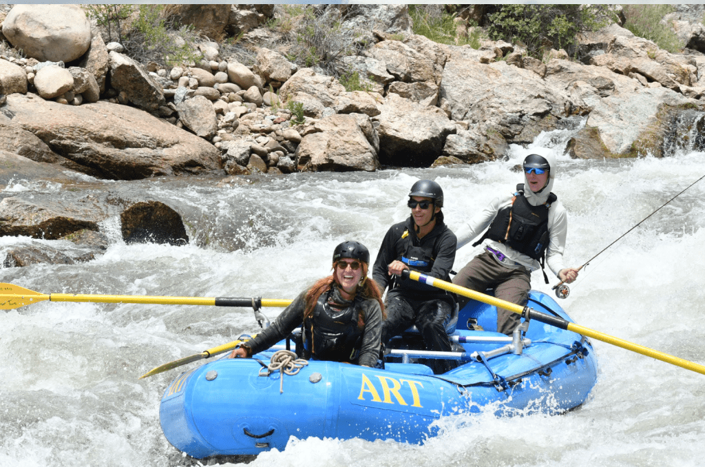 Float trip in arkansas river in colorado