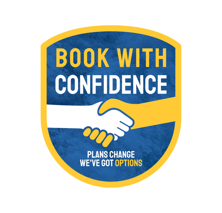 Book with confidence logo
