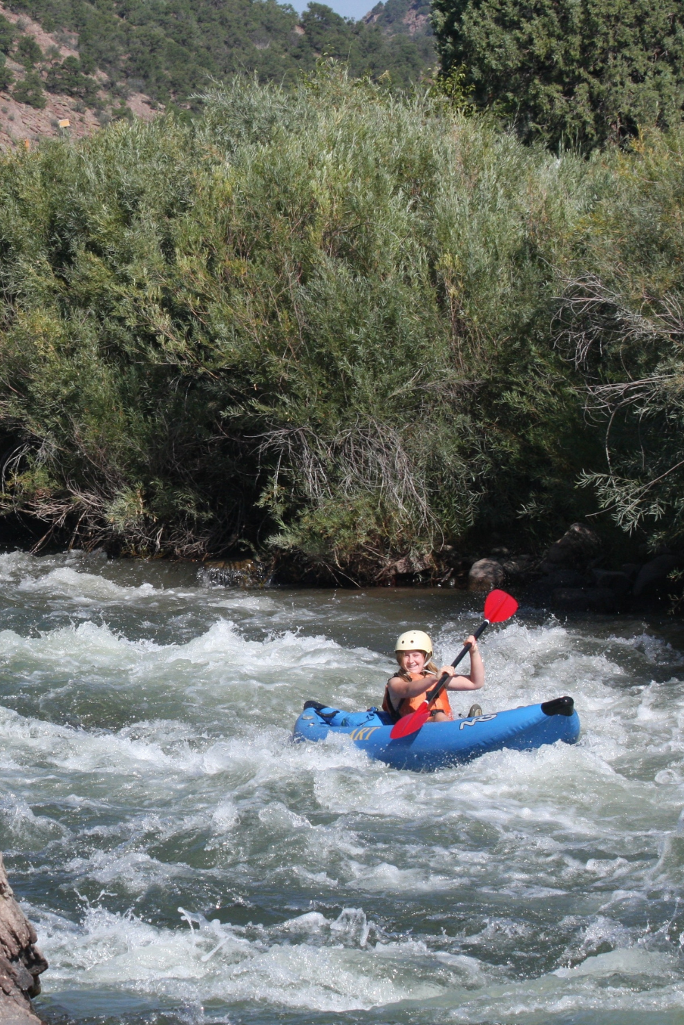 inflatable kayaking