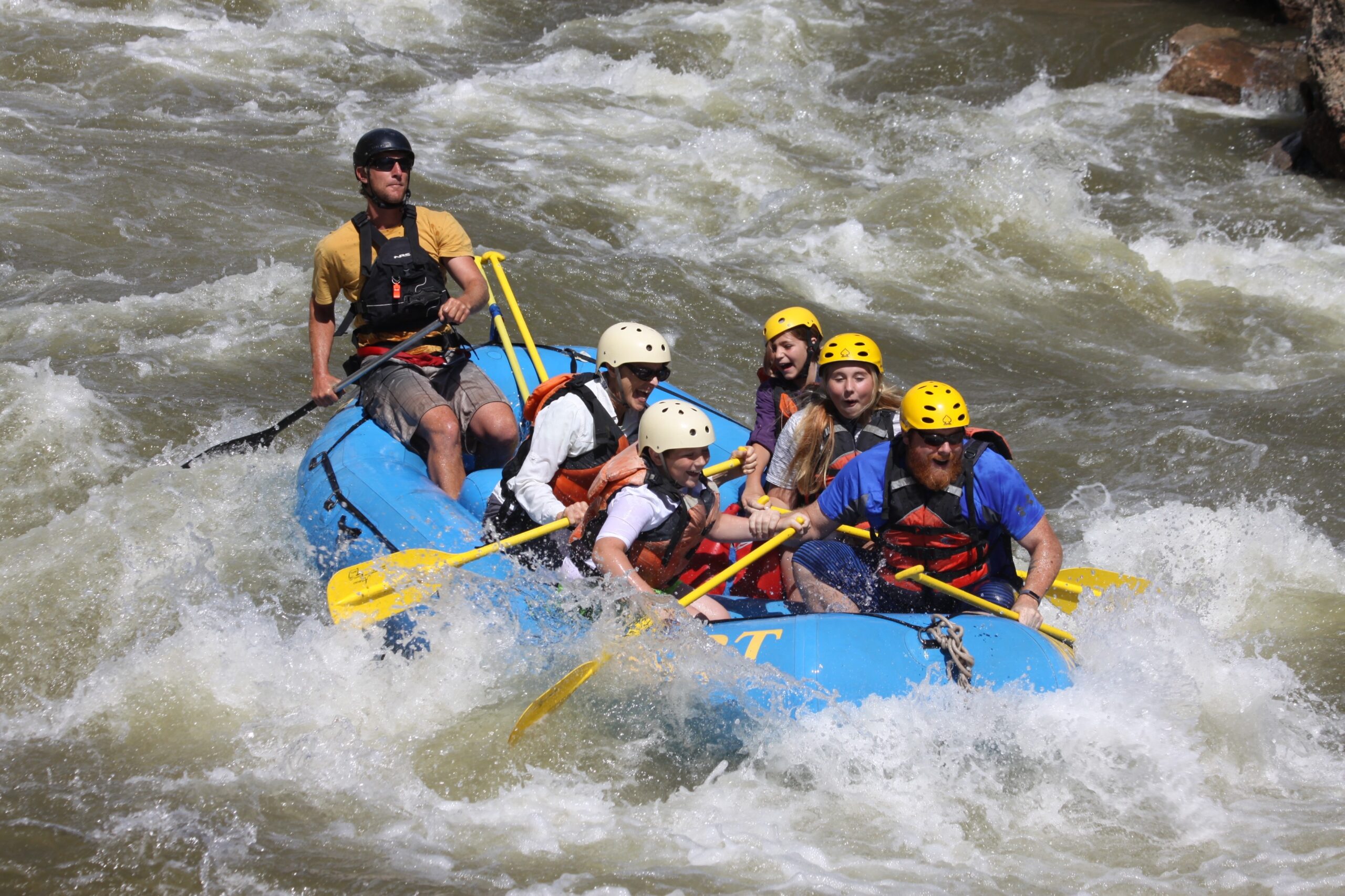 rafting Arkansas river Colorado