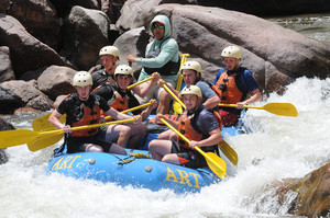 Bachelor Party Near Colorado Springs On A Whitewater Rafting Trip