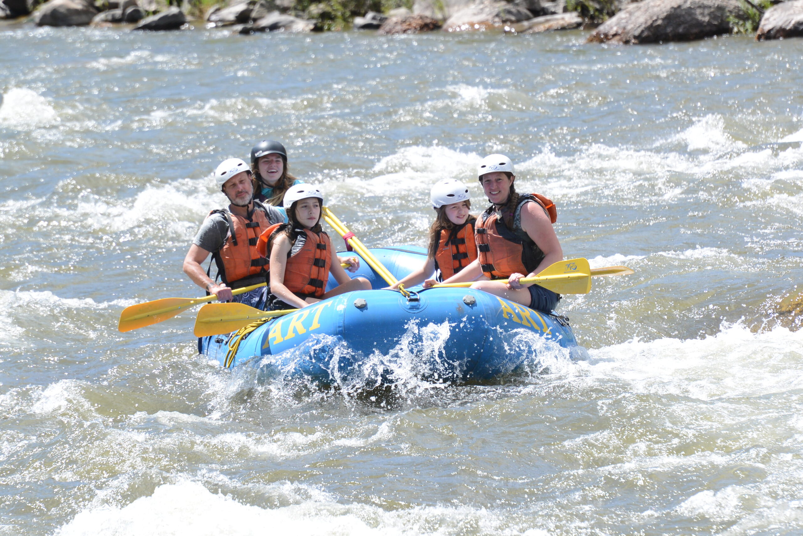 Rafting The Arkansas RIver Near Colorado Springs