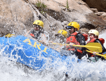 Whitewater on the Arkansas river with all-star rafting guides