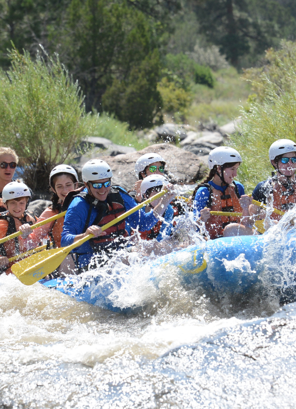 Family reunion ideas - whitewater rafting in colorado
