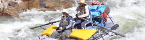 Guide and participant fly fish in gunnison gorge