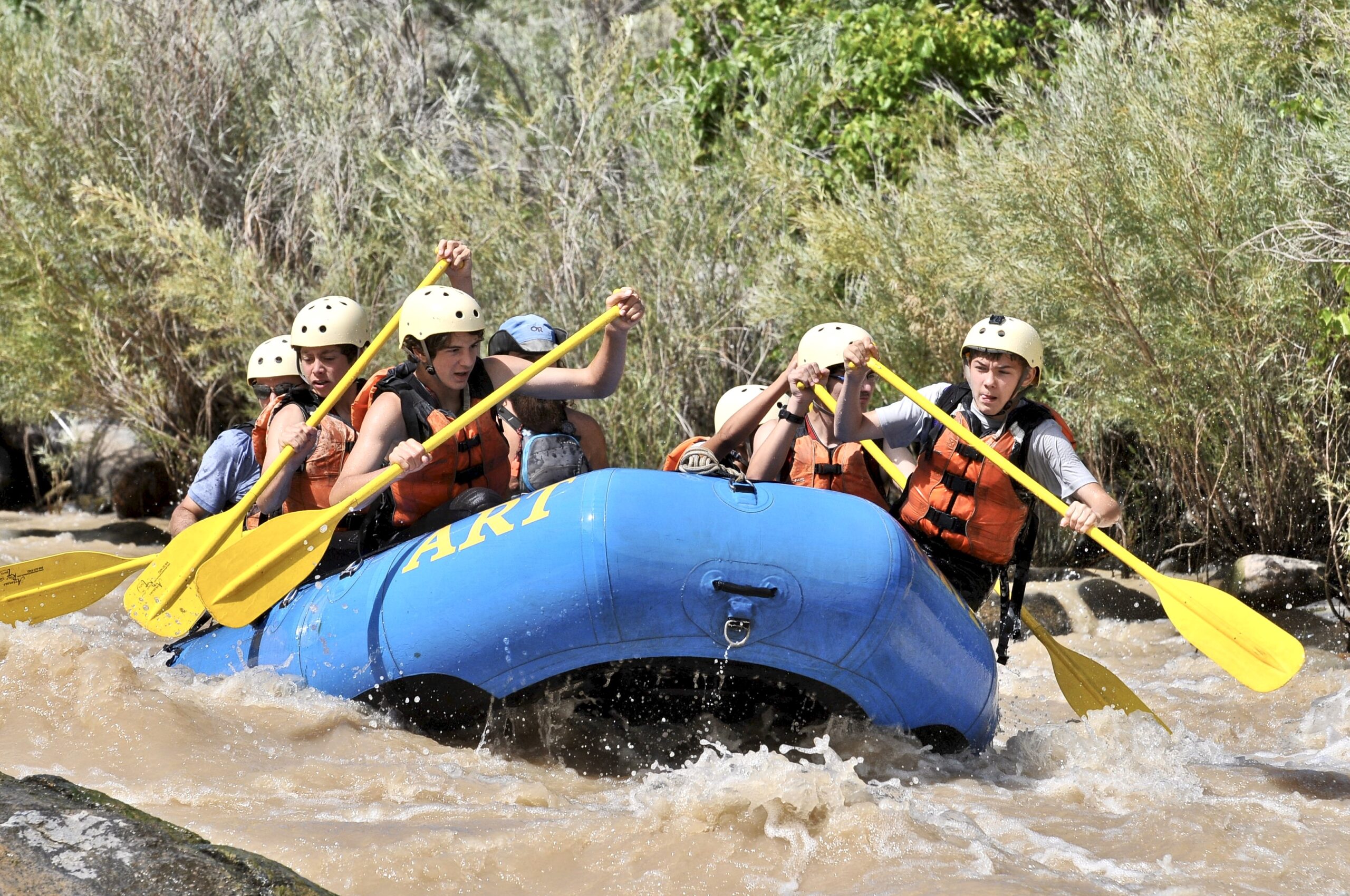 Colorado youth group rafting trips
