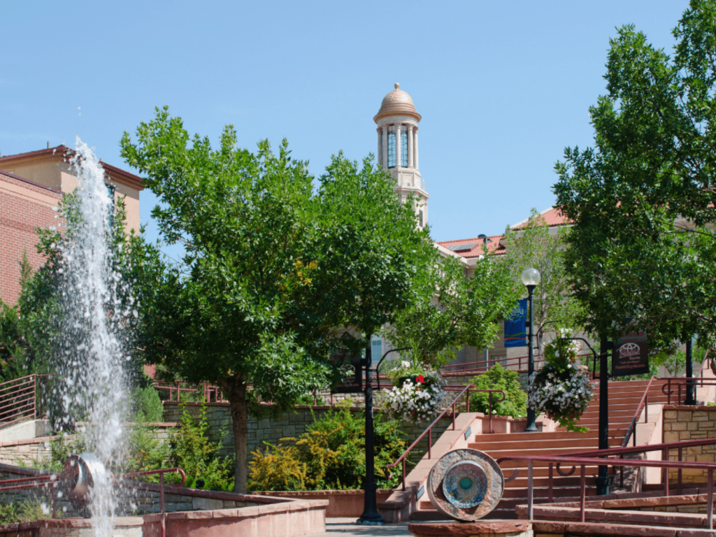 Plaza in pueblo, colorado