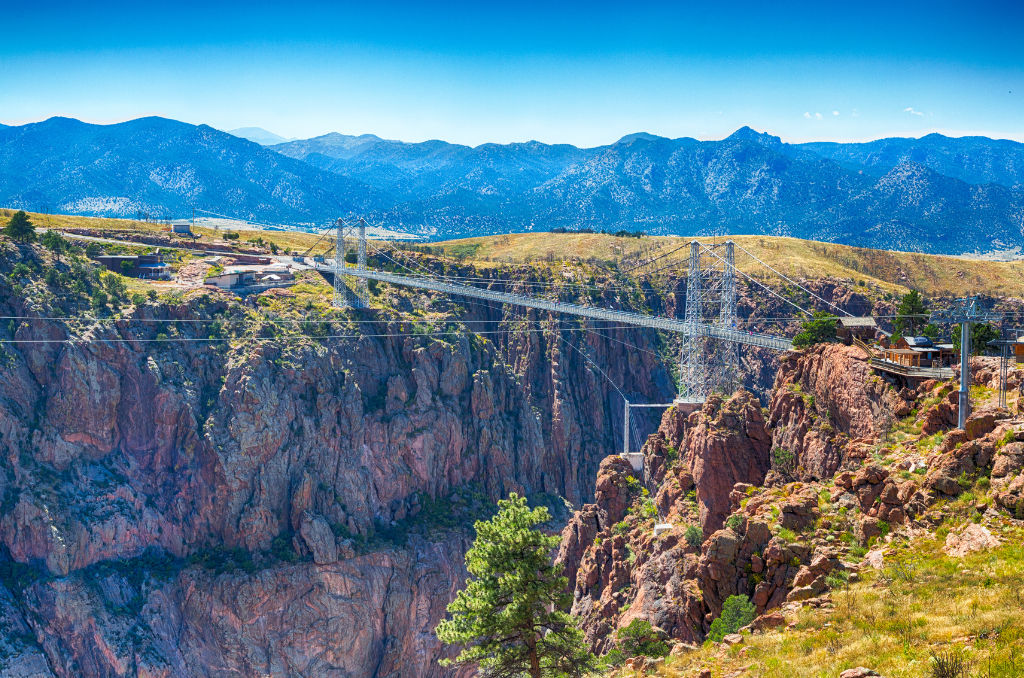 scenic photo of royal gorge bridge