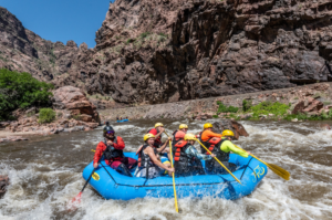Colorado whitewater rafting trip