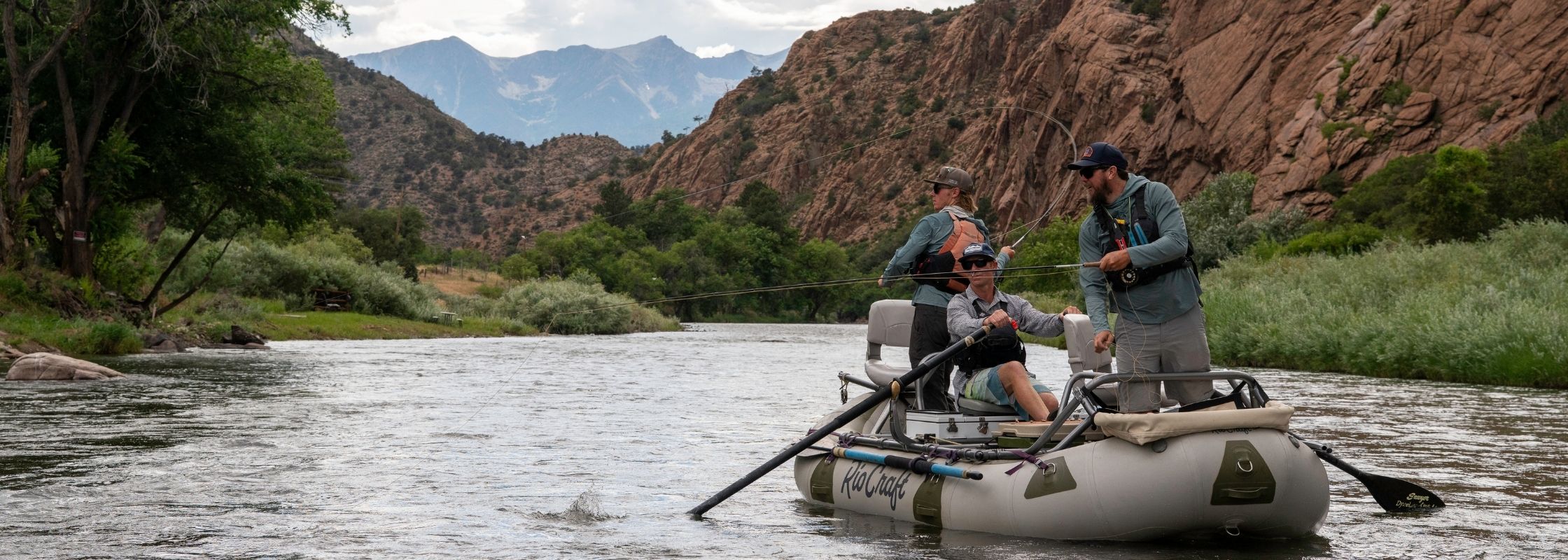 Float fishing tour in the Royal Gorge on the Arkansas River